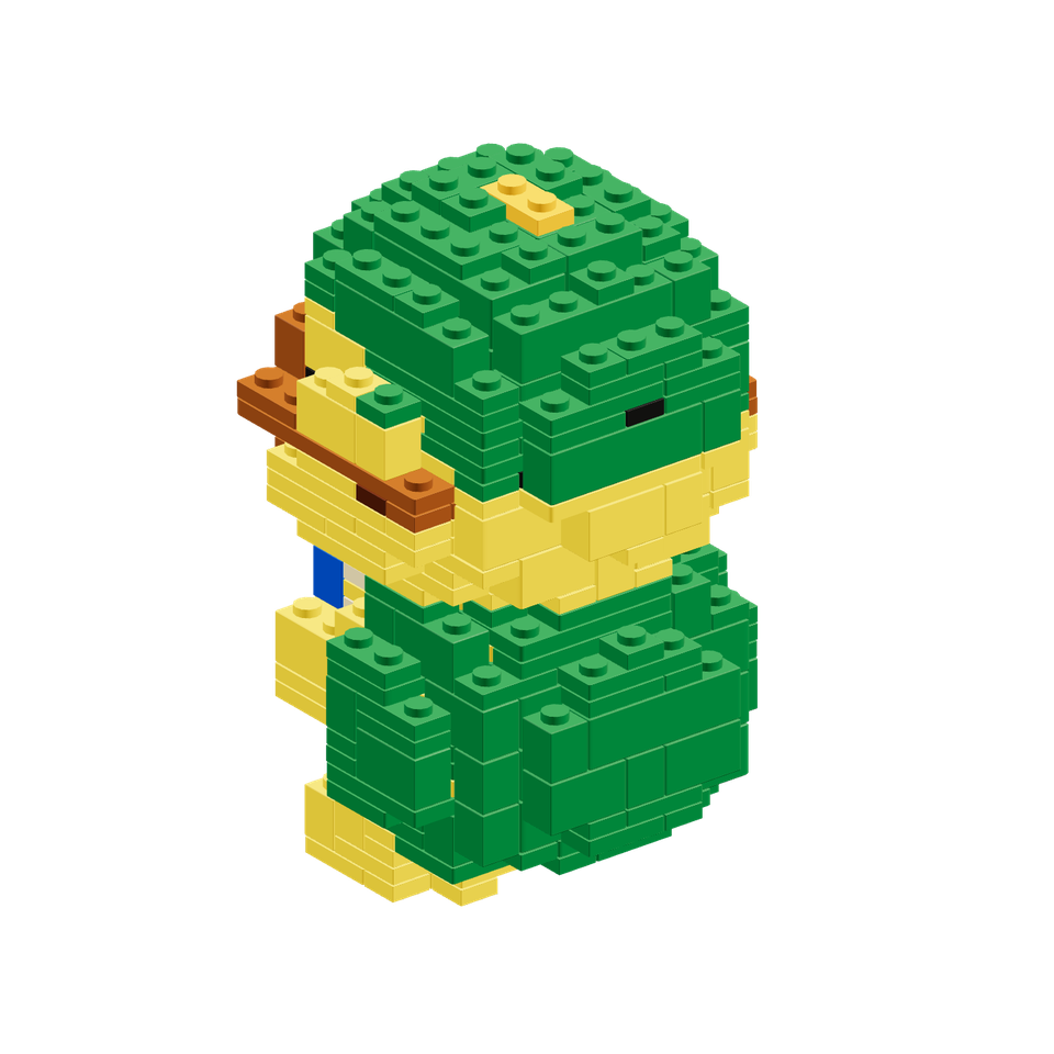 Yellow-green turtle